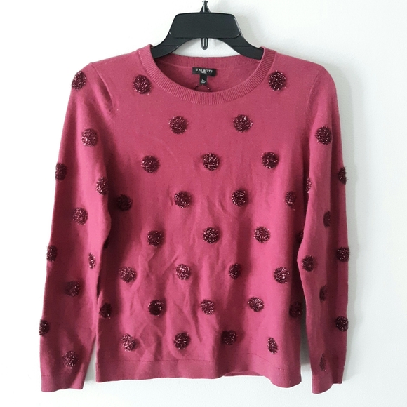 Talbots Sweaters - Talbots Lambswool Metallic Sweater